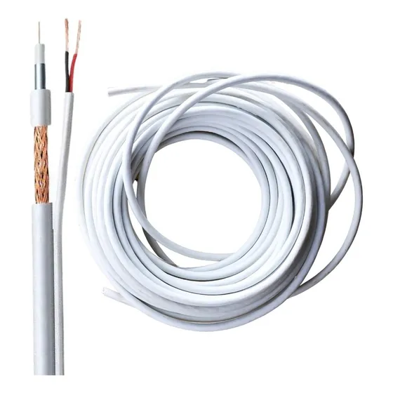 Cabo Coaxial De Dupla Blindagem Branco 4mm 45 Metros 