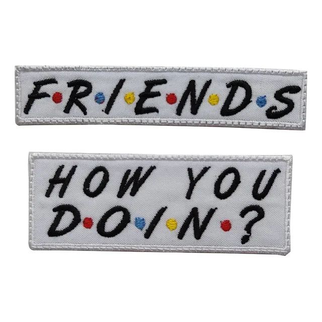 Parche Bordado Serie Tv Friends, Amigos, How You Doin ?