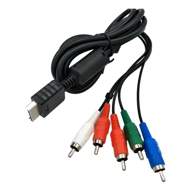 Cable Video Componente Compatible Con Ps2 Y Ps3 Mejorcalidad