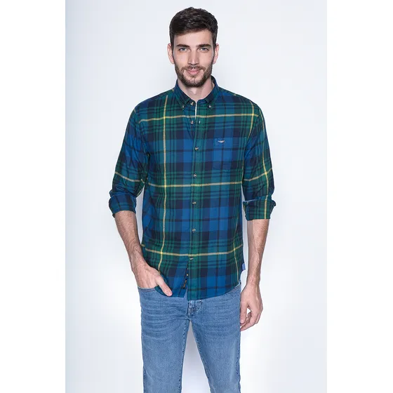 Camisa Cuadro Texas Fj Verde Fw2024 Ferouch