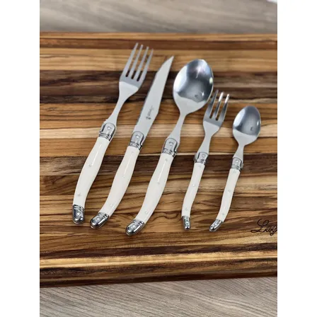 Faqueiro Laguiole La Maison Luxo 30 Peças Marfim