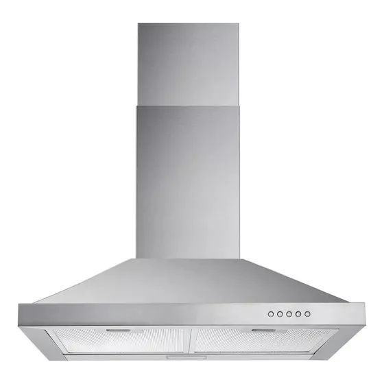 Campana De Cocina Doble Caño Extractor Acero Inoxidable