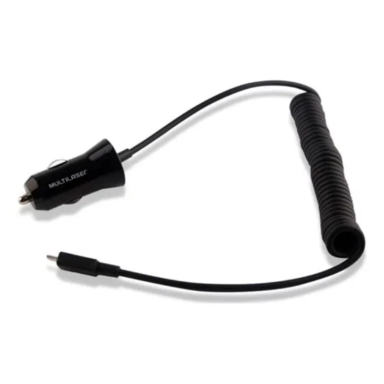 Carregador Automotivo Multilaser 2 Entradas Usb 2.1a Cb083