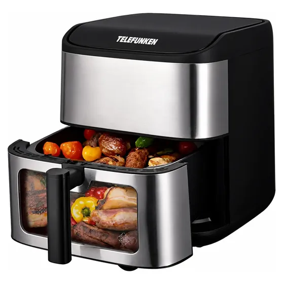 Freidora De Aire Telefunken 9lts Easyfryer 9000 Acero Inox