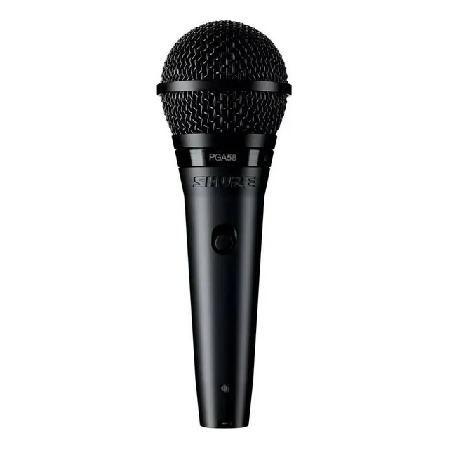 Micrófono Shure PG Alta PGA58-XLR Dinámico Cardioide color negro