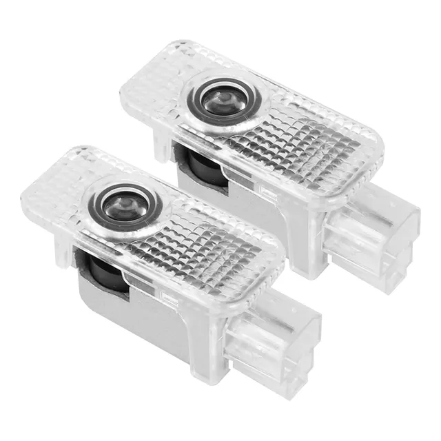 2xled Logo Fantasma Sombra Proyector Puerta Luz Para Peugeot