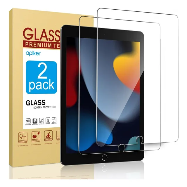 2 Mica Cristal Temp Para iPad 10.2 9va 8va 7va Generacion