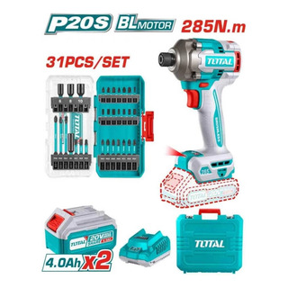Combo Atornillador De Impacto Total Tools Tosli240966 Combo Atornillador De Impacto Total Tools Tosli240966