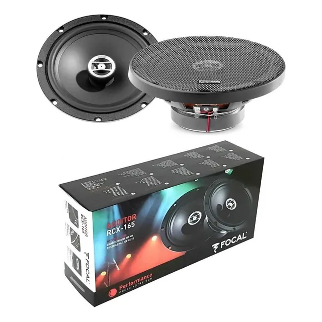Parlantes Focal Auditor Rcx-165 Coaxiales 6.5  120w