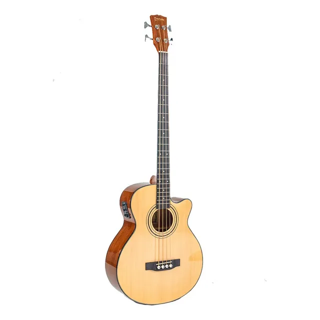 Bajo Electroacústico Deviser Lmbs50, Natural, Alta Calidad Cantidad de cuerdas 4 Color Natural Orientación de la mano Diestro