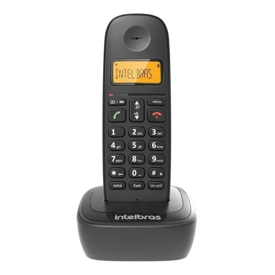 Teléfono Intelbras TS Intelbras TS 2510 Preto inalámbrico - color negro | Cuotas sin interés