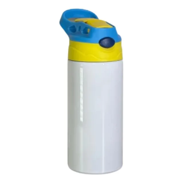 1un Squeeze Térmico Sublimação Bico Silicone Infantil 350ml