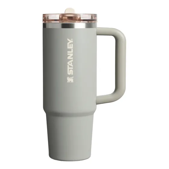Vaso Termico Stanley Quencher Protour Flip Straw 887ml Full Sage Grey