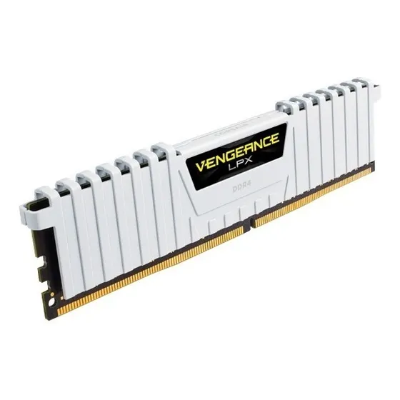 Memoria RAM Vengeance LPX gamer color blanco 32GB 2 Corsair CMK32GX4M2E3200C16
