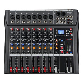 Depusheng Dx8 Mezcladora Mixer De 8 Canales Con Bluetooth 127v Depusheng Dx8 Mezcladora Mixer De 8 Canales Con Bluetooth 127v