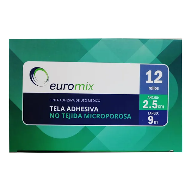 Cinta Tela Hipoalergénica Microporosa X Caja - 3 Medidas