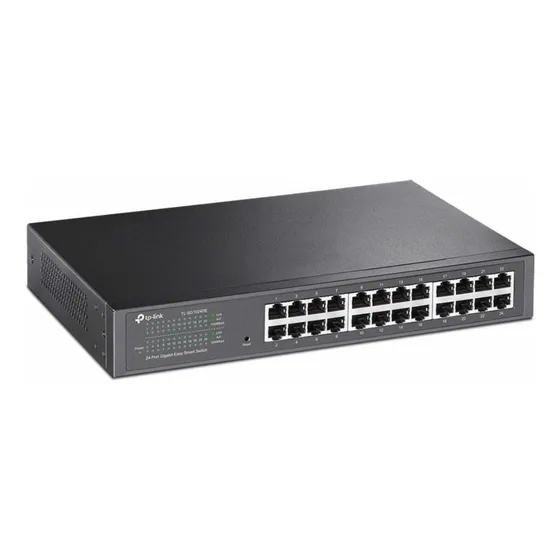 Switch Preto Tp-link TL-SG1024D 24 portas GIGABIT