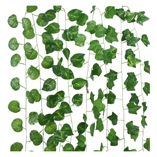 Tiras De Hojas Artificiales Decorativas Pack De 12 U