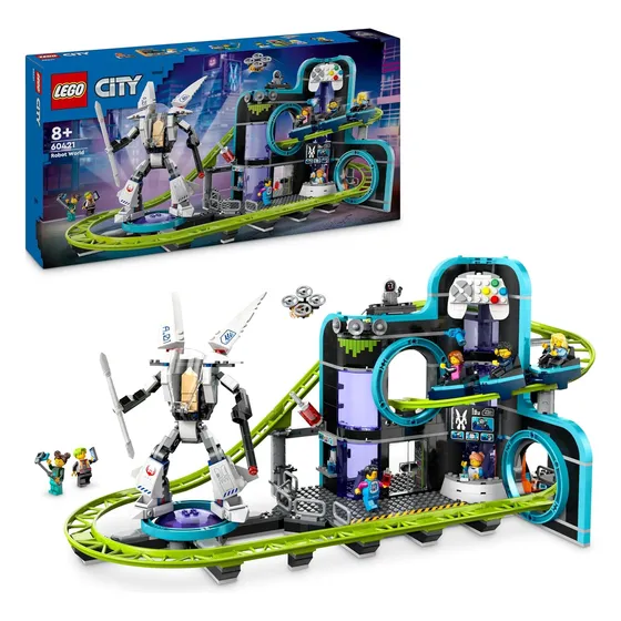 Lego City Montaña Rusa De Robot World 60421
