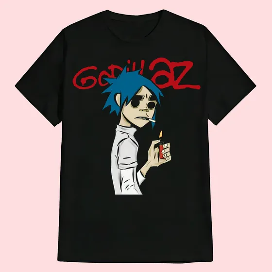 Gorillaz Playera 100% Algodón