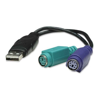 Convertidor Usb A Ps2 Manhattan - 2x Mini Din 6 Pin Ps/2 Convertidor Usb A Ps2 Manhattan - 2x Mini Din 6 Pin Ps/2