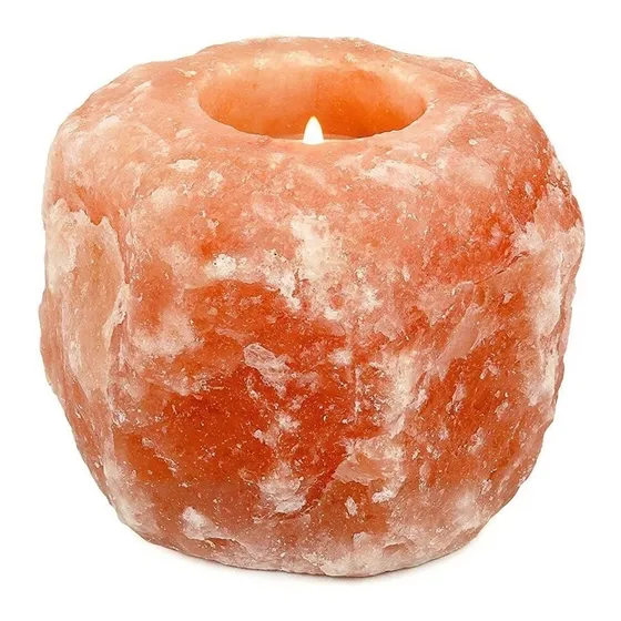 Porta Vela De Sal Del Himalaya Calidad 0.4 - 0.7kg Original