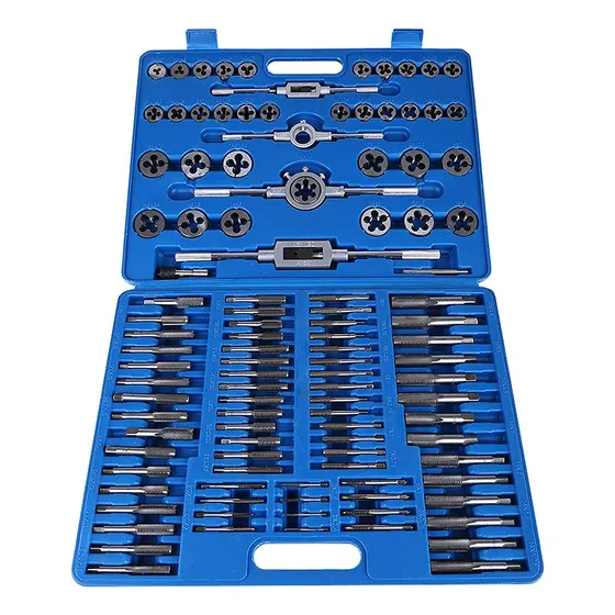Juego De Machuelos Herramientas De Rosca Y Terrajas 110 Pcs