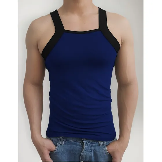 Regata Básica Masculino Viscose Com Elastano Slim Fit Tank2