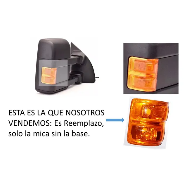 Mica Cruce Izquierda Del Retrovisor Ford Super Duty