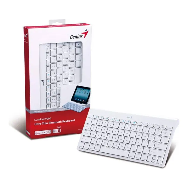 Teclado Bluetooth Genius Luxepad 9000 Español Blanco