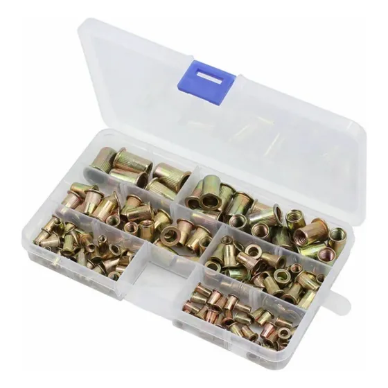 Kit Tuercas Roscadas Remachables 150pcs