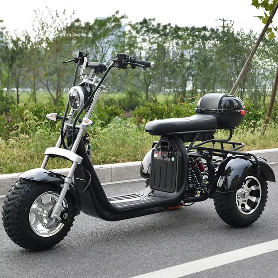 Scooter Eléctrico De 3 Ruedas  3000w, 65 Km/h, Batería 20ah