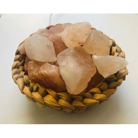 Lámpara De Sal Himalaya Junco 6x6 Cm Oferta