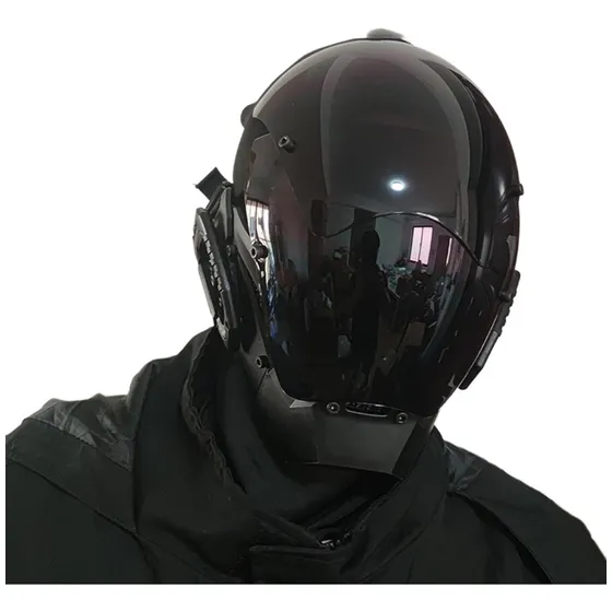 Cyberpunk Casco Disfraz Máscara Cool Máscara Casco Cosplay