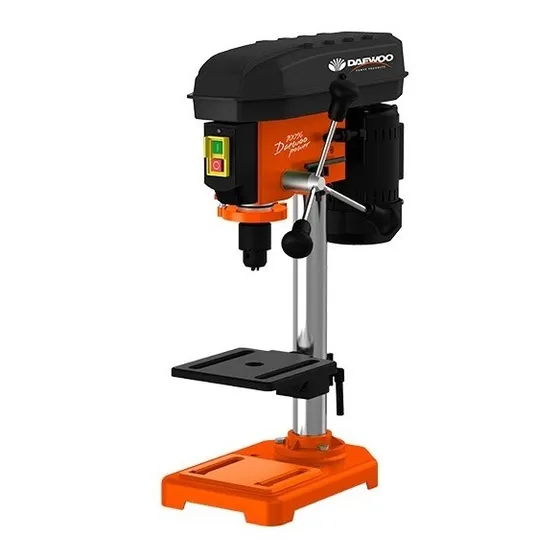 Taladro De Banco Daewoo Mandril 13mm 350w 5 Velocidades Color Naranja