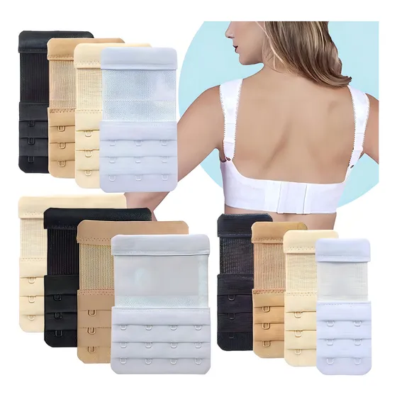 Extensiones Para Brasler Ropa Interior De Mujer Vmimv 2/3/4 Ganchos, 12pcs