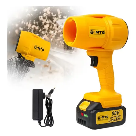 Soprador Turbo Portátil Recarregáve Amarelo 127/220v
