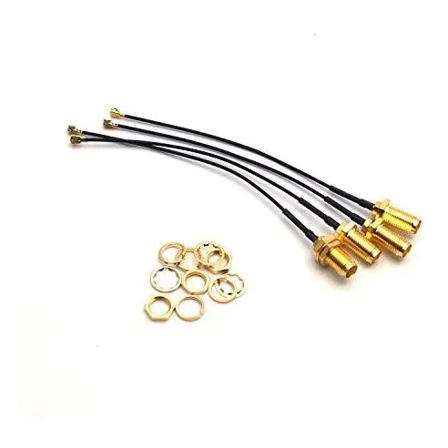 4 repuesto 4 inch Largo Ipex Fl Cable Extension Sma Dama