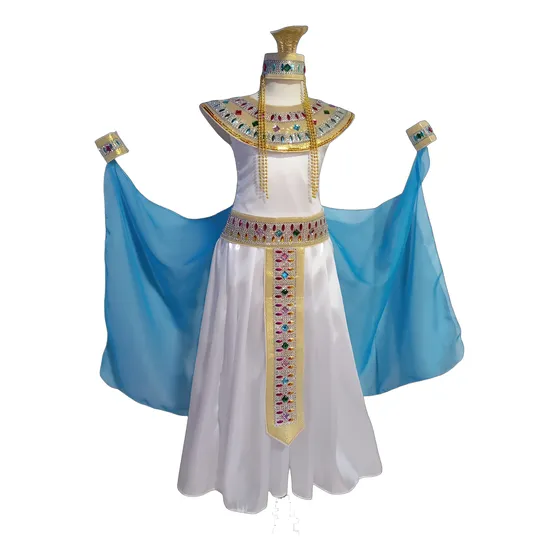 Disfraz  Cleopatra Blanco  Adulto  (premium)  M - L - Xl