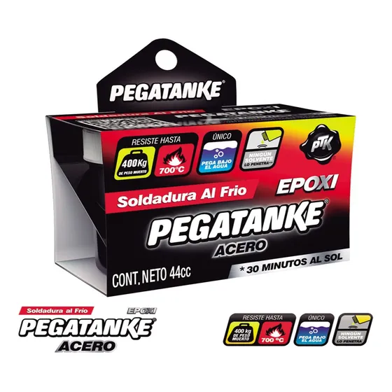 Pegamento Líquido Pegatanke EPOXI ACERO