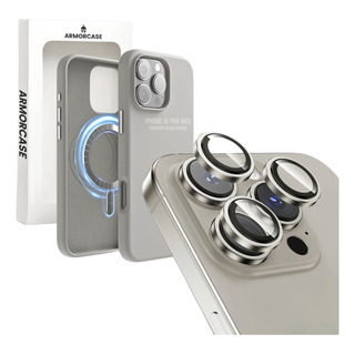 Kit Protector De Camara Para iPhone 16 Pro Max + Funda Silic Kit Protector De Camara Para iPhone 16 Pro Max + Funda Silic