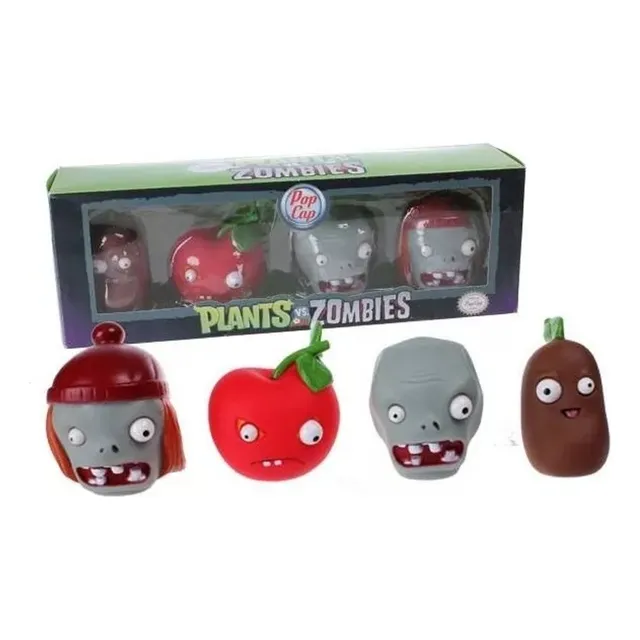 Figuras Plantas Vs Zombies Setx4 Importado