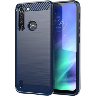 Capa Para Motorola Moto One Fusion (xt2073) Carbon Fiber Capa Para Motorola Moto One Fusion (xt2073) Carbon Fiber