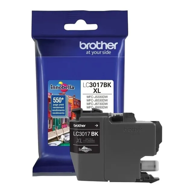 Cartucho Brother Lc3017bk Negro 550 Paginas P/mfcj5330dw