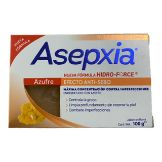 Asepxia Jabón Azufre Kit De 3 Asepxia Jabón Azufre Kit De 3