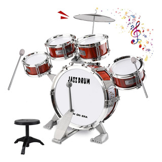 Kid Drum Set Para Niños Pequeños 1-3, Jazz Drum Set Para Niñ Kid Drum Set Para Niños Pequeños 1-3, Jazz Drum Set Para Niñ