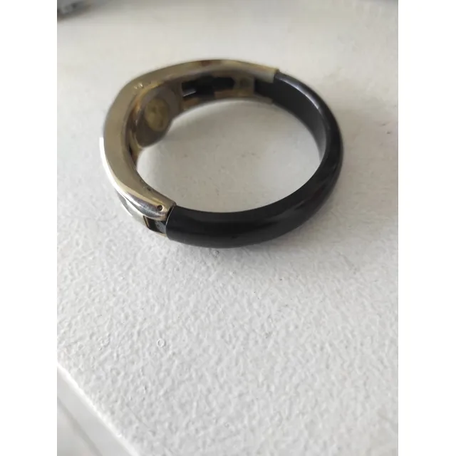 Reloj De Pulsera Azul Y Oro Tono Digital De Banda Brazalete 