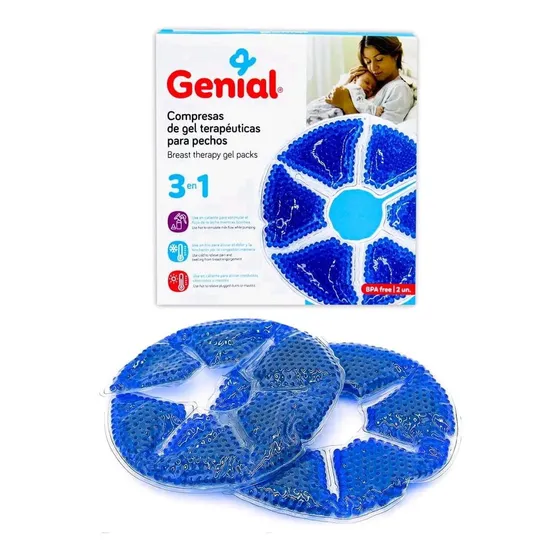 Compresas De Gel Terapeuticas Genial 3 En 1 2 Unidades
