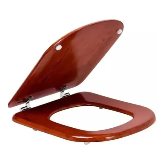 Asiento Inodoro Madera Maciza Cedro Bari Ferrum