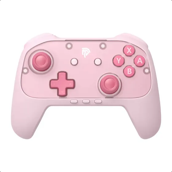 Control Inalámbrico EasySMX S10 Lite Rosa para Nintendo Switch, PC y Móviles con Hall Effect y Vibración
